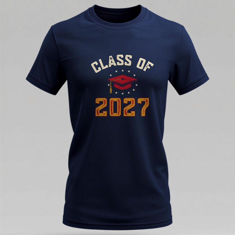 Class of 2027 graduation t-shirt