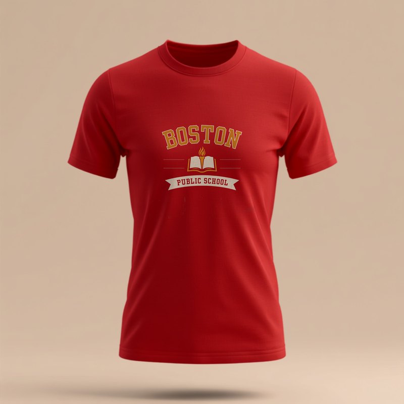 Boston public school spirit t-shirt